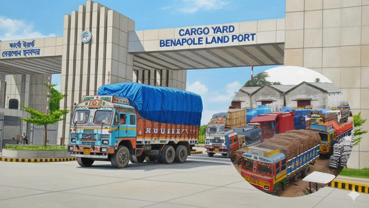 বেনাপোল বন্দরে আমদানি-রপ্তানিসহ সকল কার্যক্রম শুরু