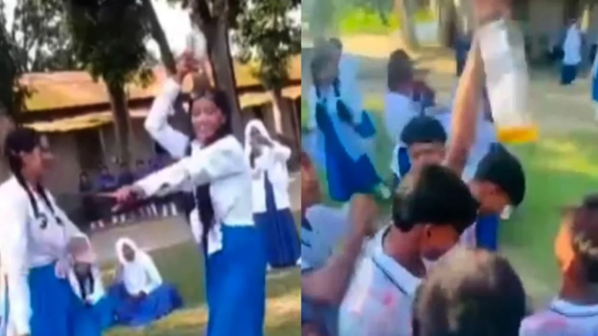মদের বোতল হাতে  শিক্ষার্থীদের নাচানাচি, ভিডিও ভাইরাল
